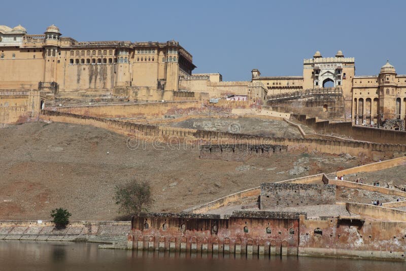 Amber Palace of Jaipur in India Stock Photo - Image of rajasthan ...