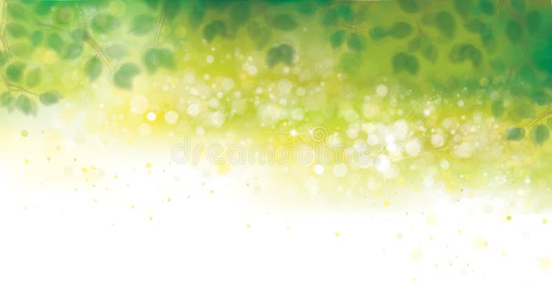 Ambiti di provenienza delle foglie verdi di vettore royalty illustrazione gratis