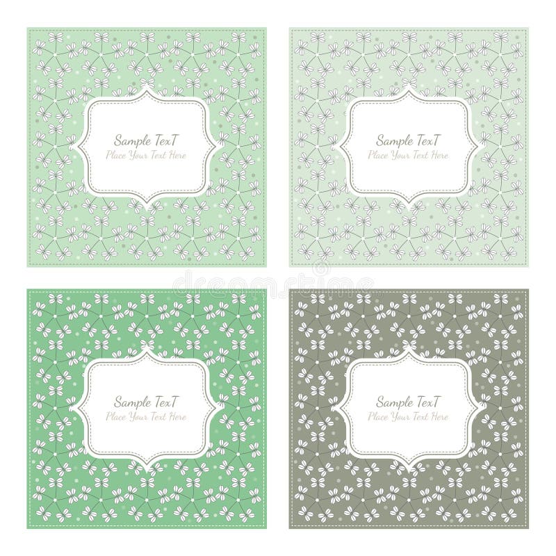 Ambiti di provenienza floreali del quadrato del modello royalty illustrazione gratis Ambiti di provenienza floreali del quadrato del modello royalty illustrazione gratis