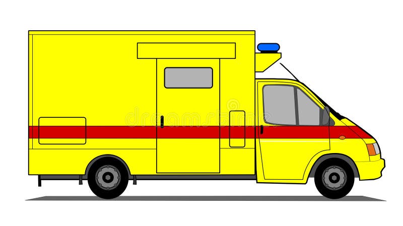 Ambulance royalty free illustration