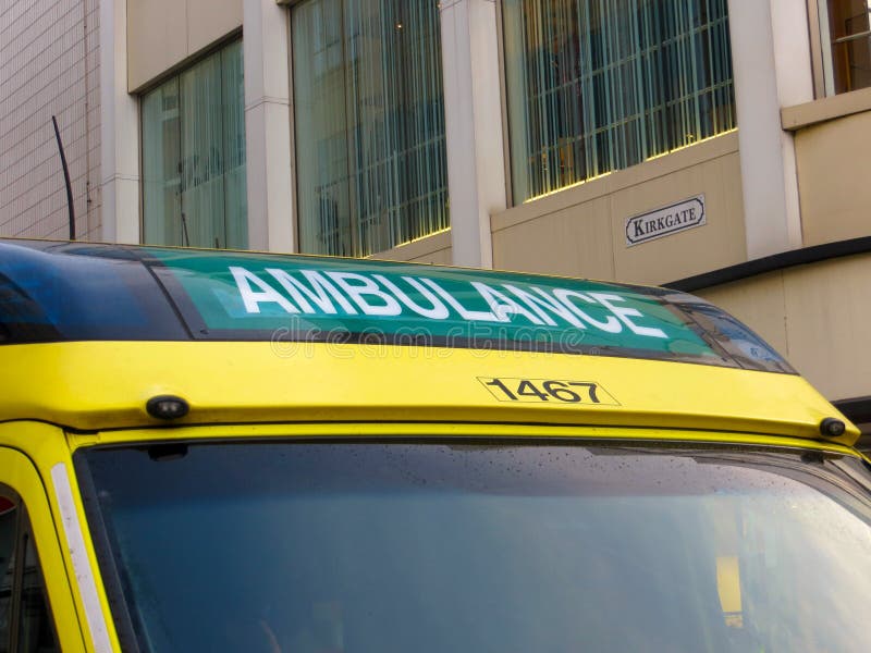 Ambulance in City Centre