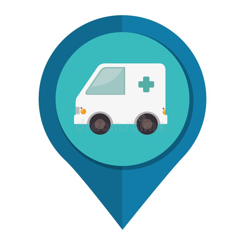 Ambulance Emergency Vehicle Icon Stock Illustration Illustration of