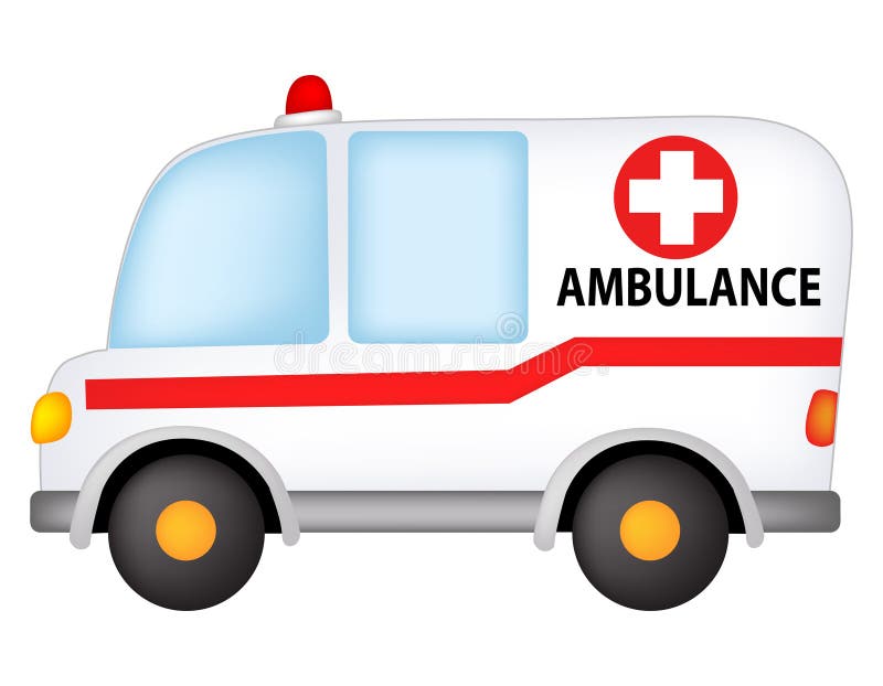 Ambulance royalty free illustration