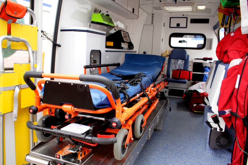 Ambulance interior details