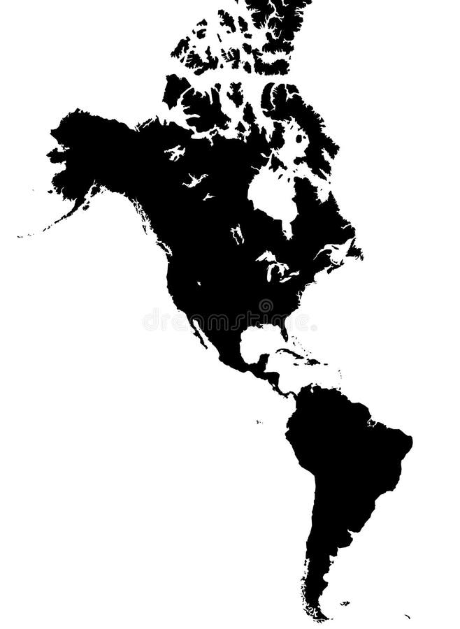 America Map vector illustration America Map vector illustration