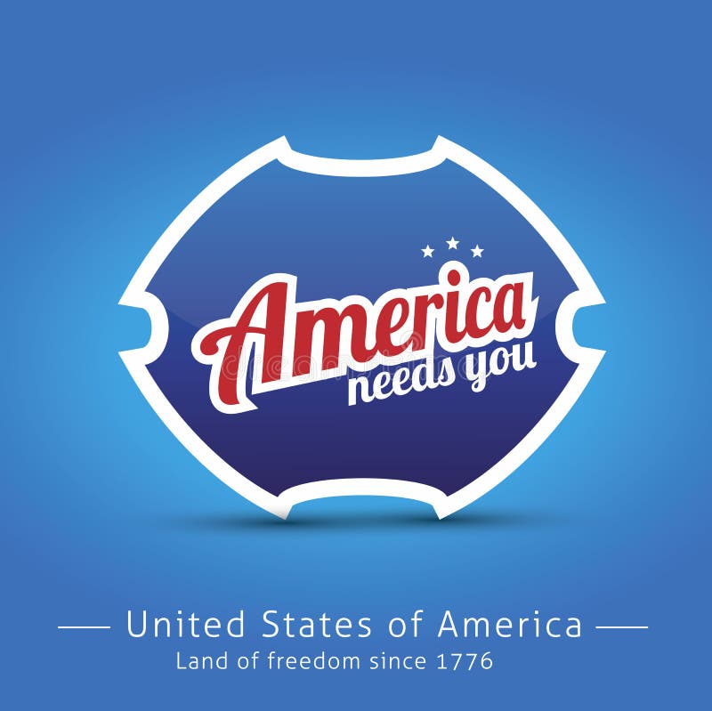 America needs you royalty free illustration
