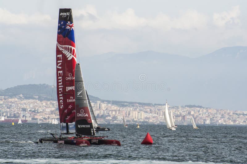 34th America&#39;s Cup World Series 2013 In Naples Editorial Photo - Image of louis, vuitton: 30493086