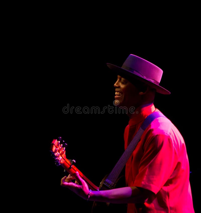 American acoustic blues singer Eric Bibb