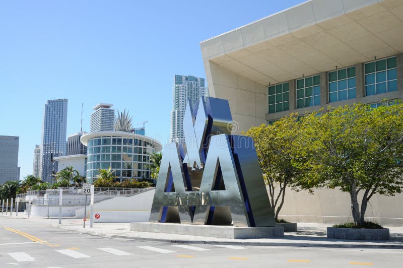 American Airlines Arena, Miami royalty free stock photography