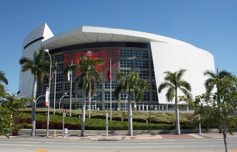American Airlines Arena, Miami, Florida royalty free stock photography