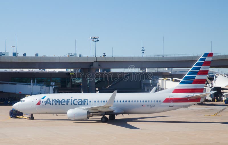 American Airlines stråle royaltyfri fotografi American Airlines stråle royaltyfri fotografi