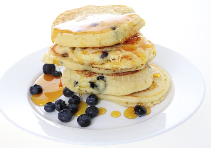 American Blueberry Pancakes Stock Photo Image of pancake, american 20425572