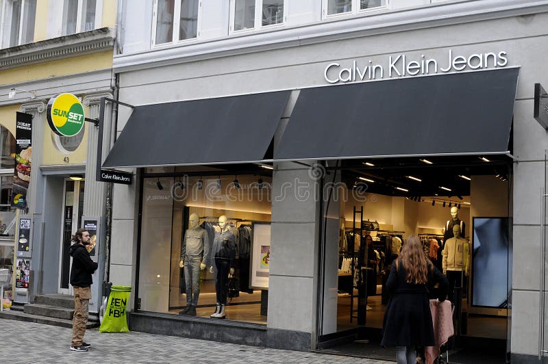 CALVIN KLEIN JEANS STORE Editorial Image - Image of kobenhavn, klein: 88516859