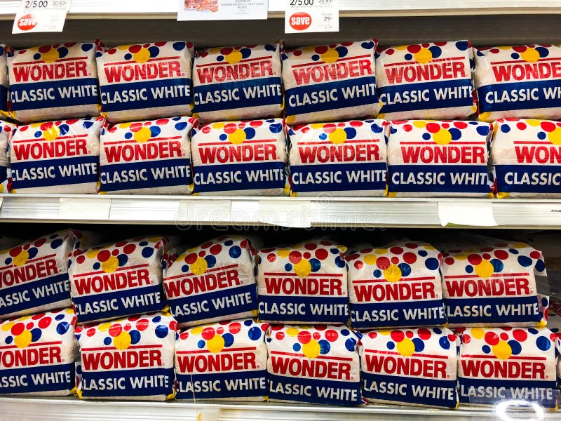 American Classic Wonder Bread for sale at a Supermarket