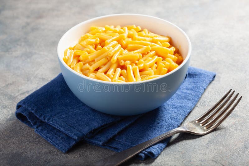 American Creamy Macaroni and Cheese Pasta Stock Photo Image of cream