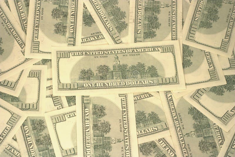 American dollars texture