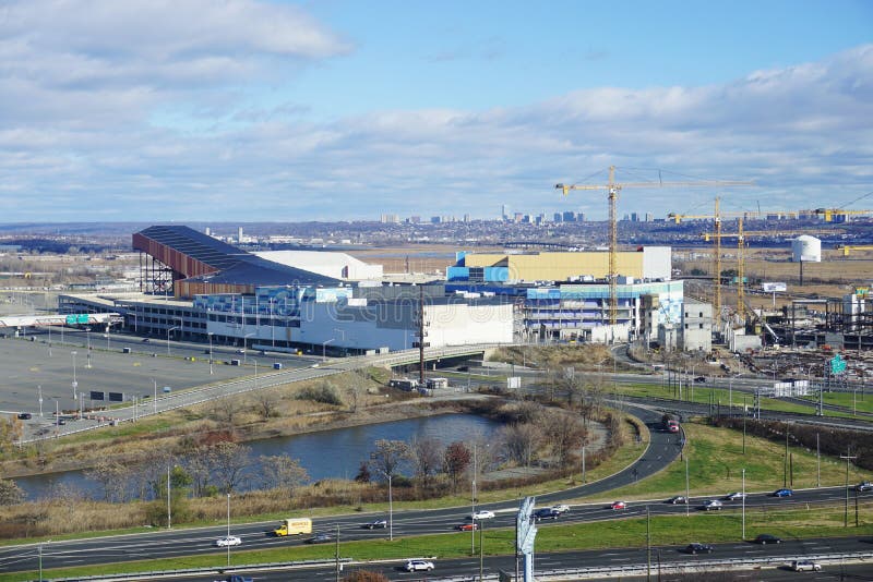 The American Dream Meadowlands retail and entertainment complex under construction in New Jersey