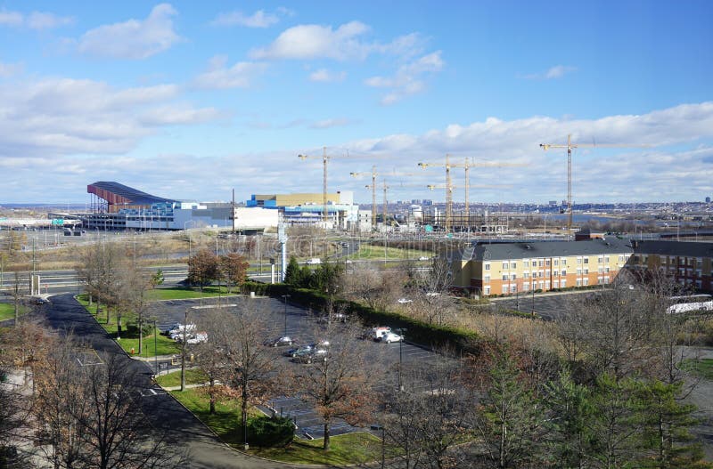 The American Dream Meadowlands retail and entertainment complex under construction in New Jersey