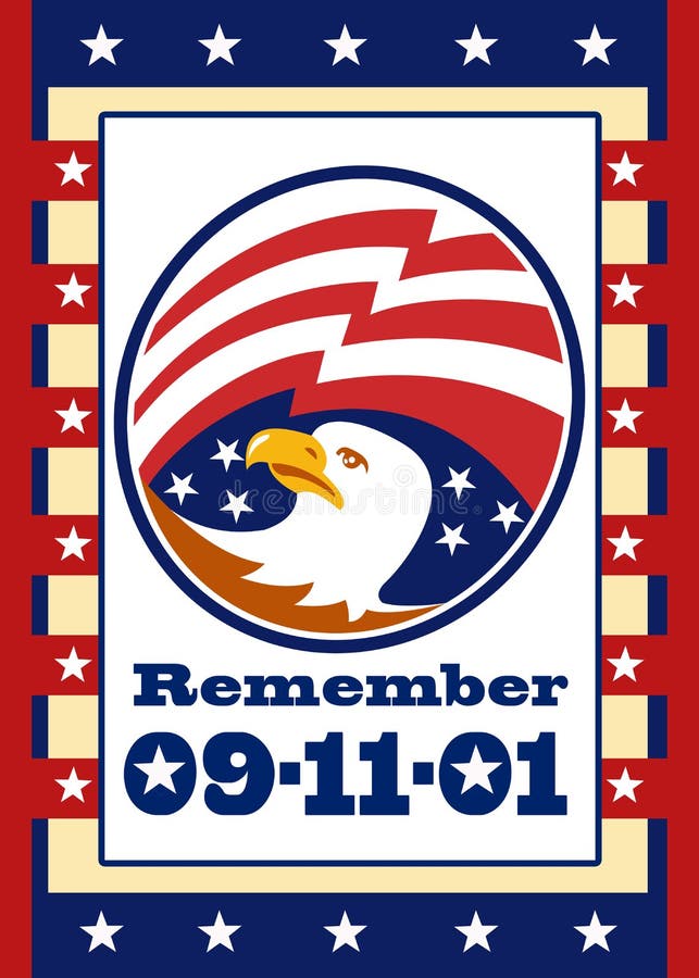 American Eagle 911 Poster Greeting Card