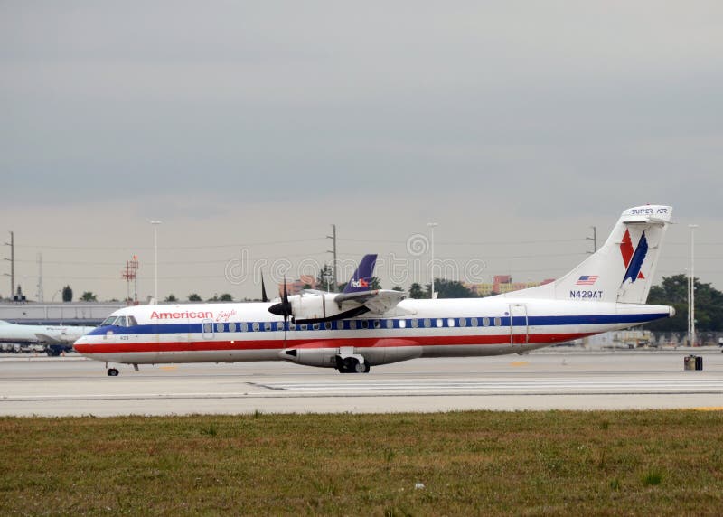 American Eagle regional flight from Miami