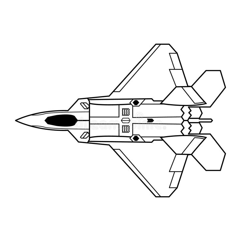 F-22 Raptor Drawing Easy - antik-kuriosa