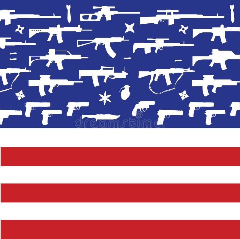 American Flag stock illustration
