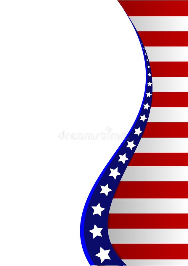 American flag background