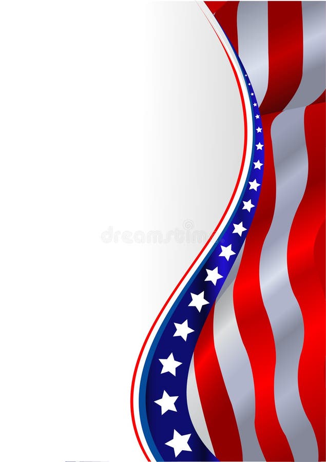 American flag background