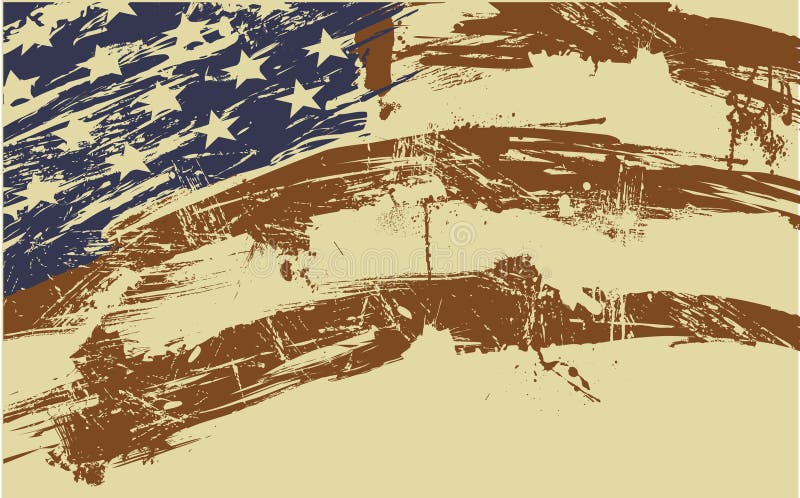 Americano bandera completamente ilustraciones, capaz un piso sobre el cualquier sin pérdida.