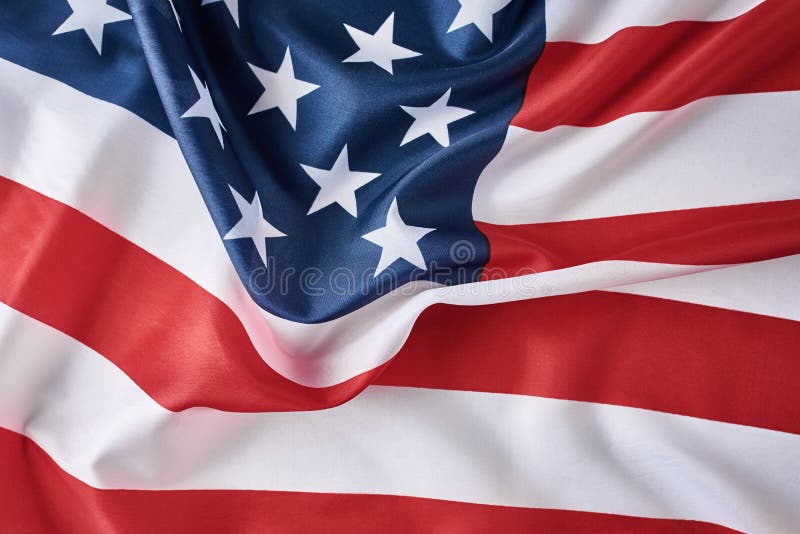 American flag background. USA flag waving, closeup royalty free stock photography American flag background. USA flag waving, closeup royalty free stock photography