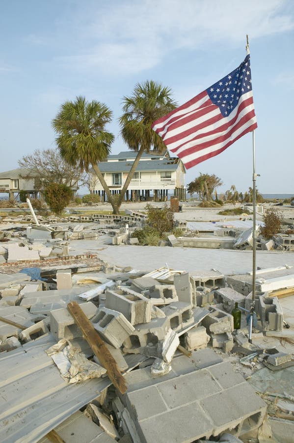 House Destroyed by Hurricane Ivan Editorial Stock Photo Image of