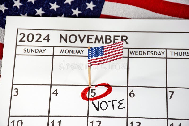 American Flag on Election Day 2024 Stock Photo Image of voting, flag