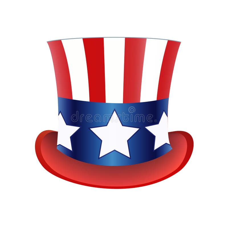 Download American Cowboy, USA Flag Hat And Glasses. Vector Stock ...