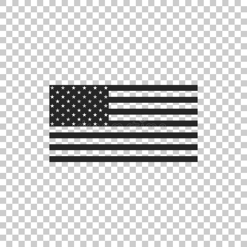 Flag Usa American Flag Flag Usa On Transparent Background Stock