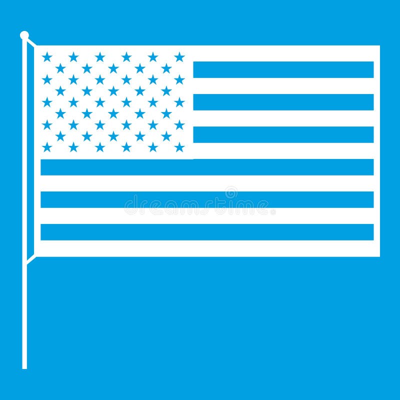 Download White Flag On Flagpole Mockup, Realistic Style Stock Vector - Illustration of patriotism ...