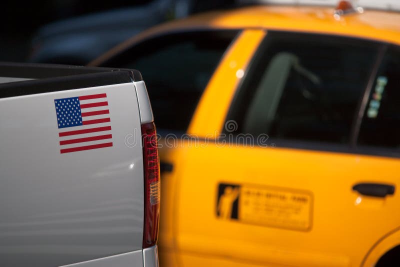 American flag sticker