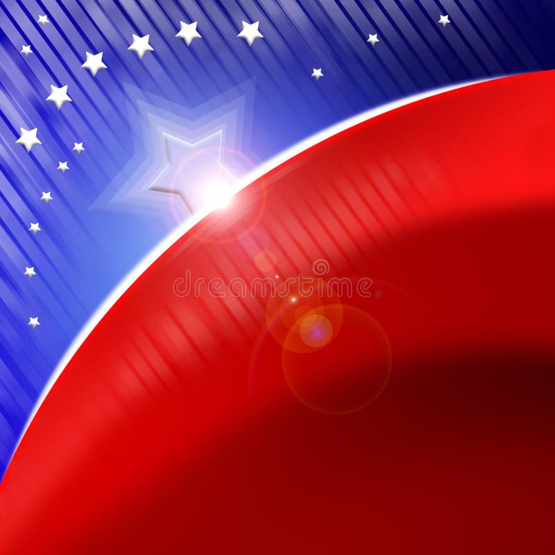 American flag stylized background