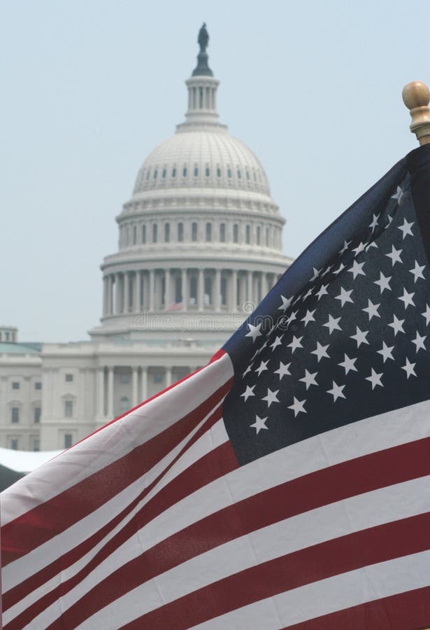 American Flag at U.S. Capitol