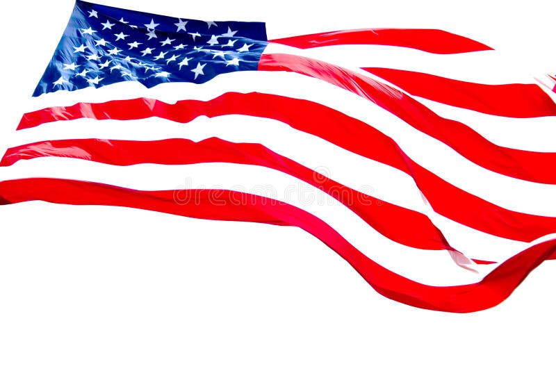 American Flag White Background stock images American Flag White Background stock images