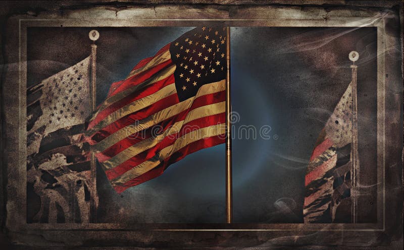 American Flags Or US Flag royalty free stock photos American Flags Or US Flag royalty free stock photos