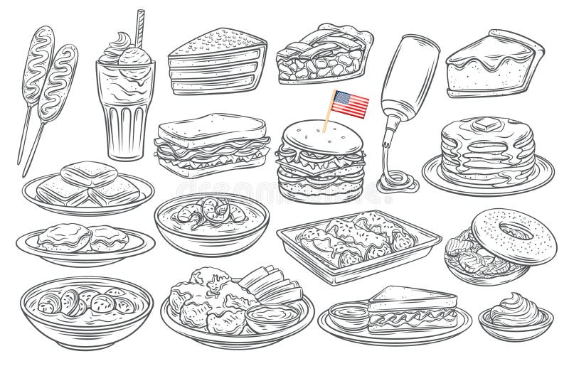 Page 3  Images de Nourriture Americaine Dessin Anime