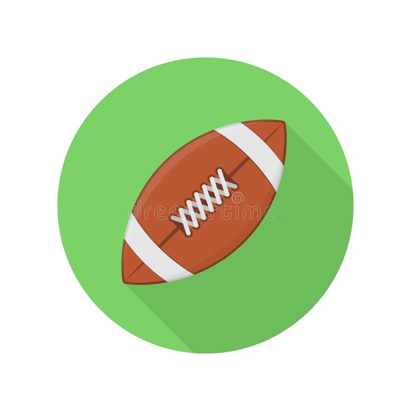 American football ball icon. stock illustration American football ball icon. stock illustration