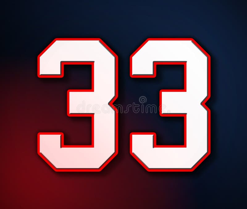 33 jersey number