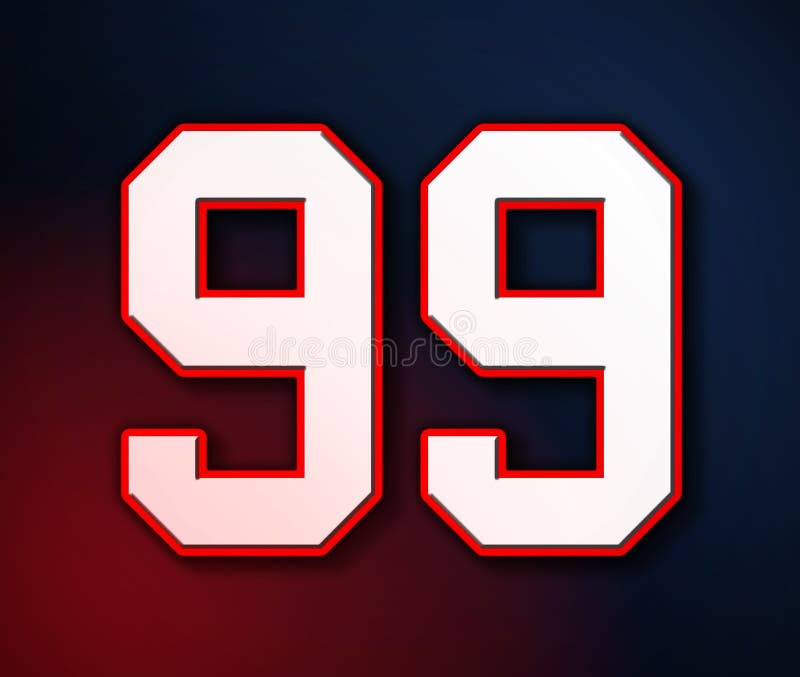 99 jersey number in football