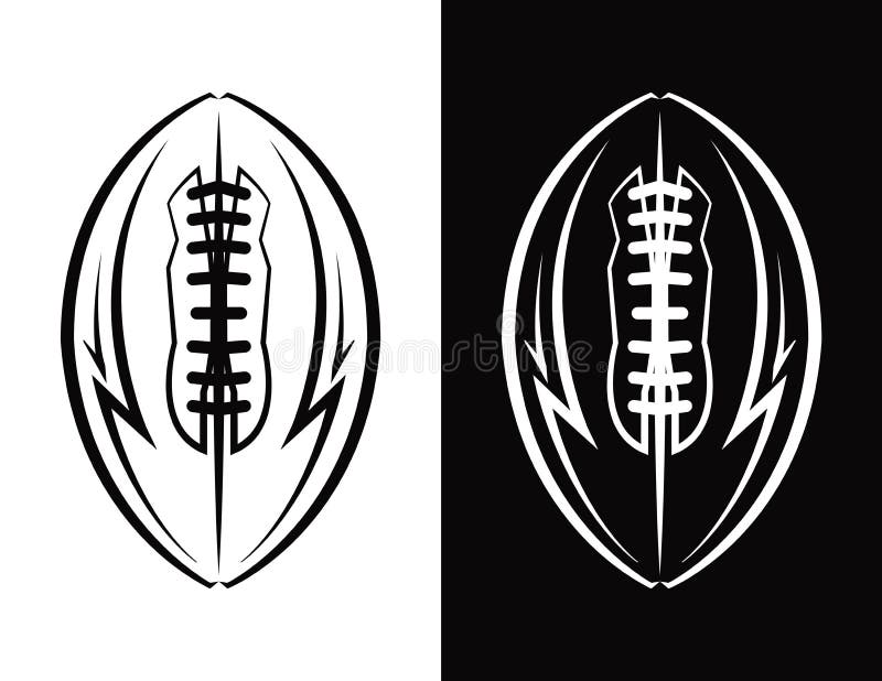 American Football Emblem Icon Illustration