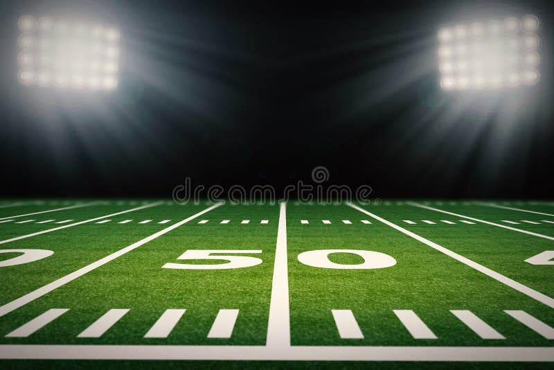 American football field