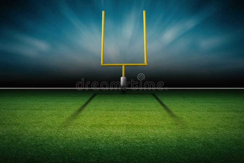 Free Field Goal Kick Football Clipart