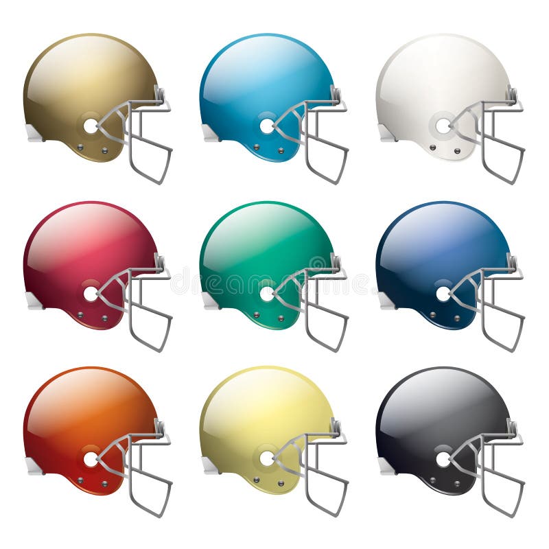 Football Helmets Colors Stock Illustrations 59 Football Helmets Colors Stock Illustrations