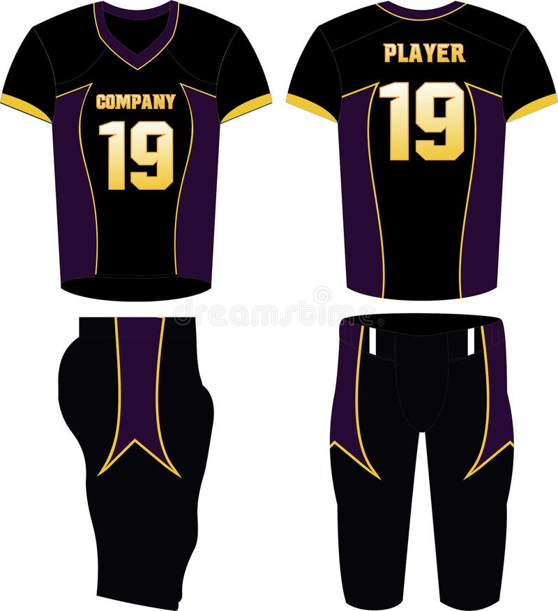 X10 Black And Gold Custom Football Uniforms For Kids And Adults | lupon ...