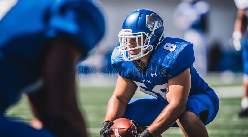 american football player kicking ball, american football ball in action, close-up of american football player, american football scene in the stadium, rugby ball